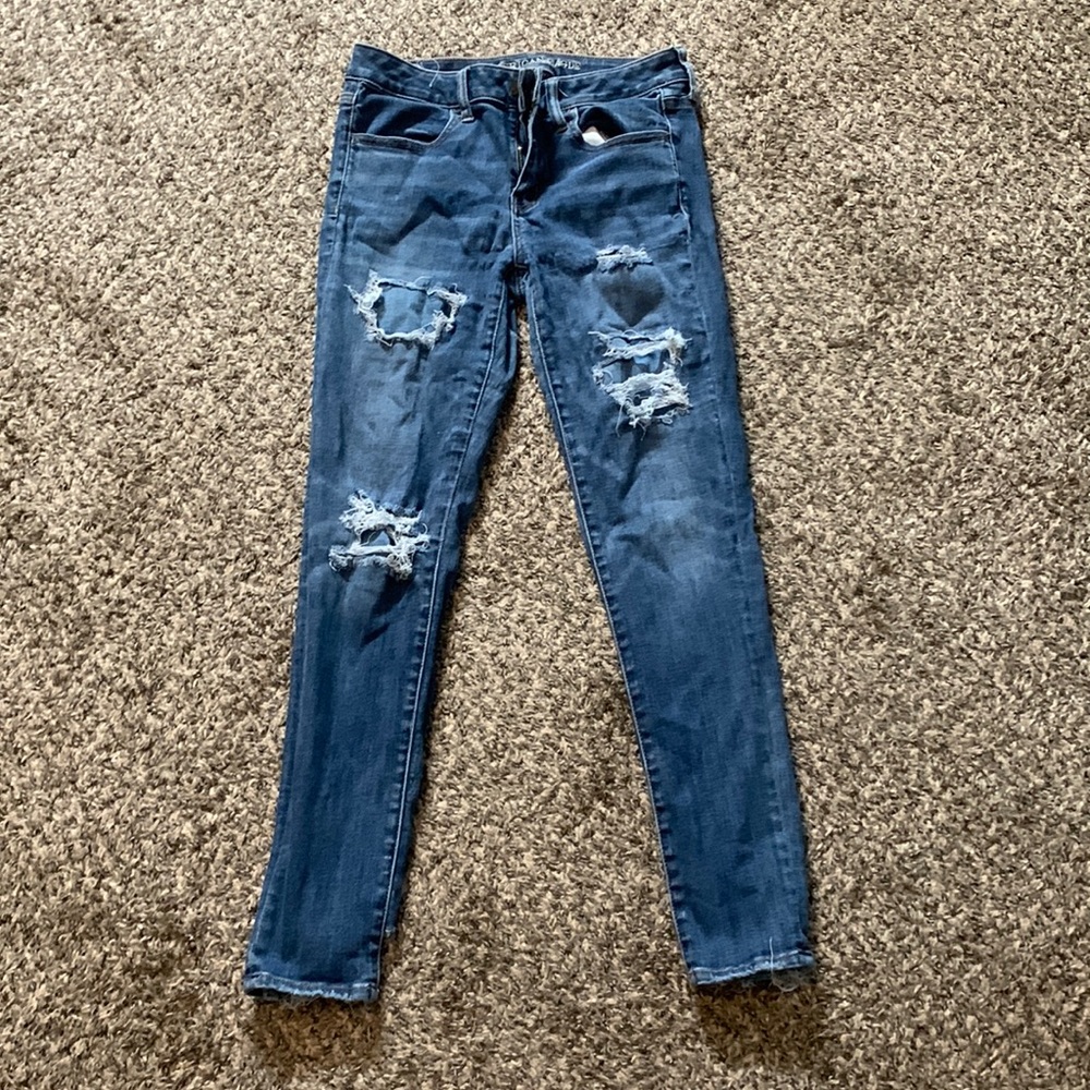 American Eagle Ripped Jeggings